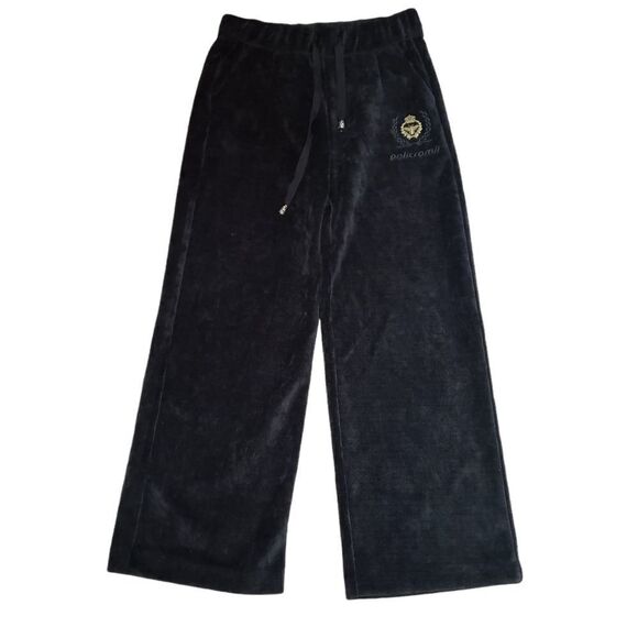 NWT China Jifa Black Corduroy Relaxed Pants Sz XXL - Picture 1 of 14